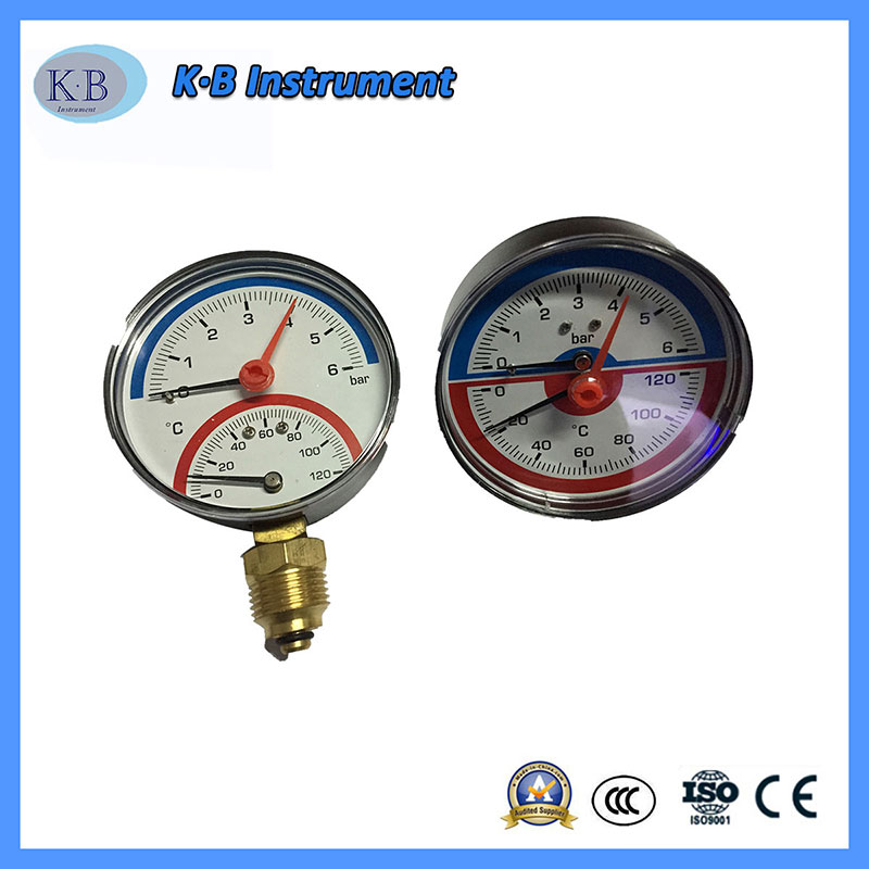 termomanometru, reglare mecanică a presiunii și reglarea temperaturii